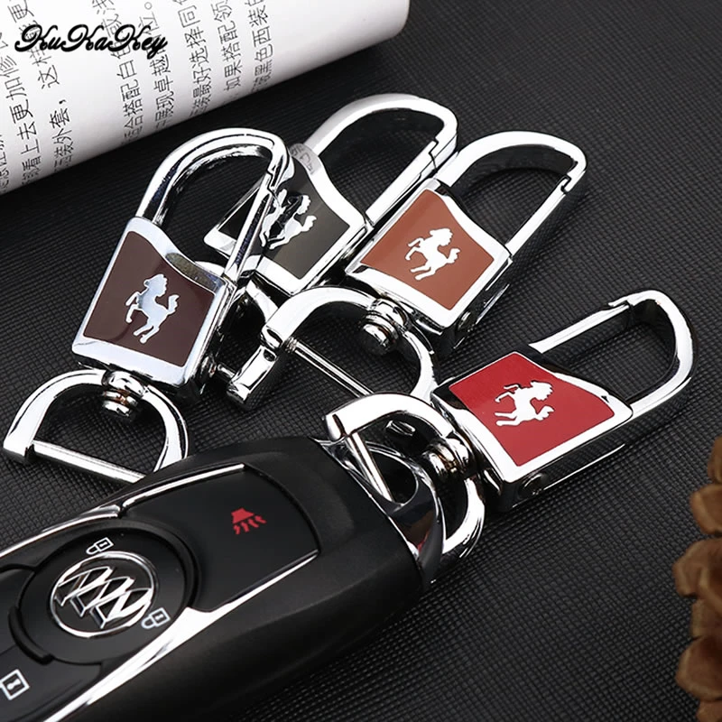 

Fashion Creative Men Metal Alloy Universal Car Keychain Keyring Badge Auto Key Chain Rings Holder For Audi Bmw Benz Toyota