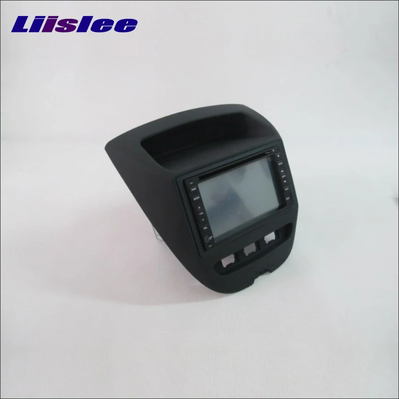 Top Liislee For Peugeot 107 2005~2013 Radio CD DVD Stereo Player GPS Navi Navigation System Double Din Car Audio Installation Set 1
