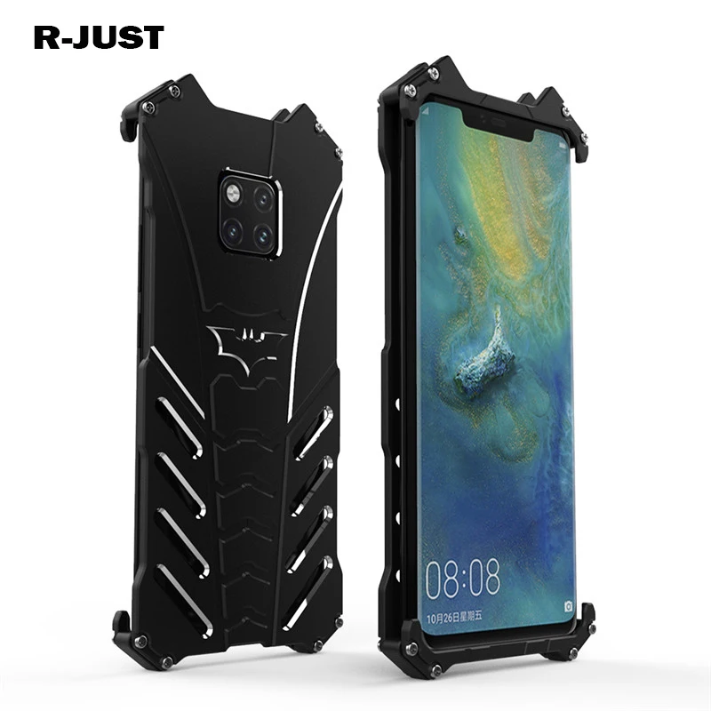 Huawei mate 20 Pro металлический корпус R JUST алюминиевый Бэтмен Броня чехол для huawei 20X