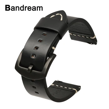 

Genuine Oil Leather Watchband 22mm for Samsung Gear S3 Galaxy Watch 46mm SM-R800 Gear 2 Neo Live Quick Release Strap Wrist Band