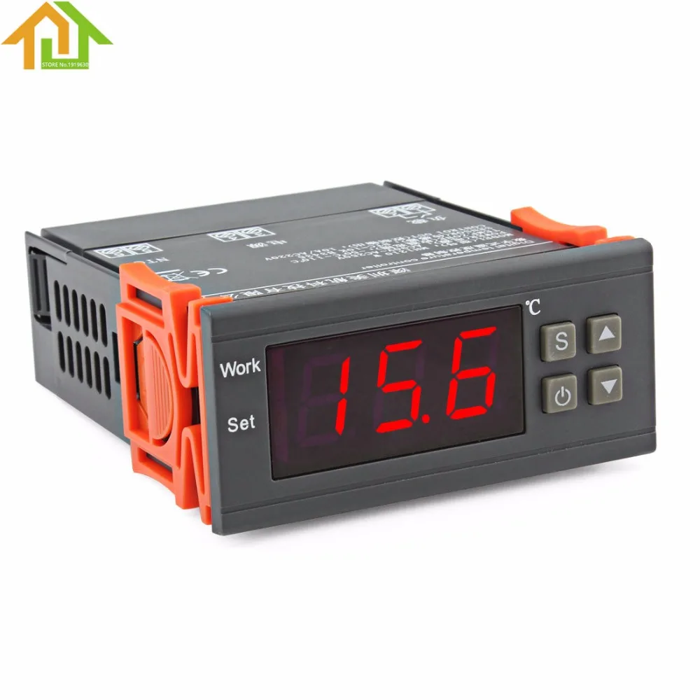 AC 90V ~ 250V термостат регулятор температуры для резервуаров