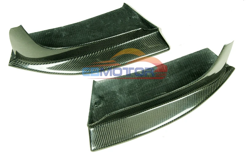 AP Style Real Carbon Fiber Front Splitter Spoiler 1pair for BMW E82 1-Series 1M Bumper 2011-2013