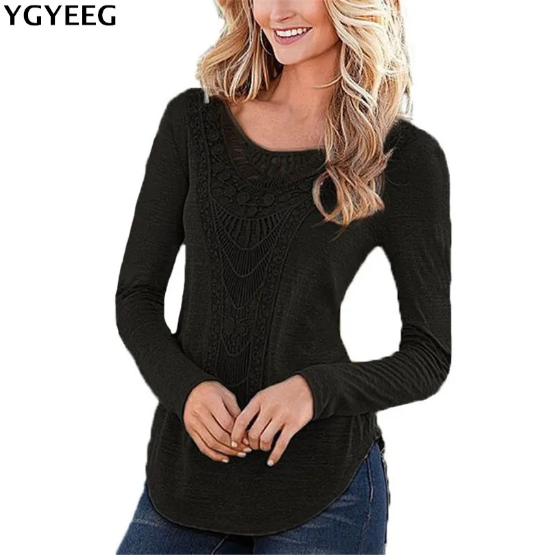 YGYEEG Vintage Ethnic Boho Blouses Female Crochet Blouse Shirt Women Embroidered Ladies Long Sleeve Tops Blusas Women Clothes