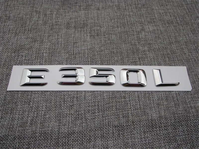Хромированный АБС-пластик автомобильный багажник задние буквы значок эмблема наклейка Наклейка для Mercedes Benz E Class E350L