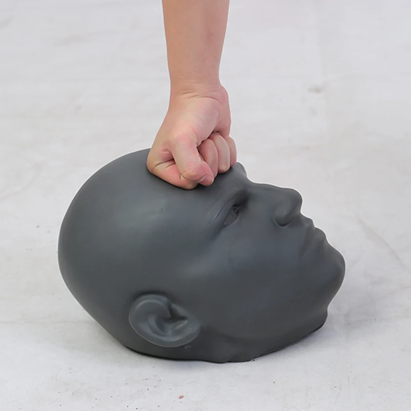 Boxing Training Human Simulated Head Gym Kicking Pad Taekwondo Training Equipment MMA UFC Punching Pressure Relief Kick Target