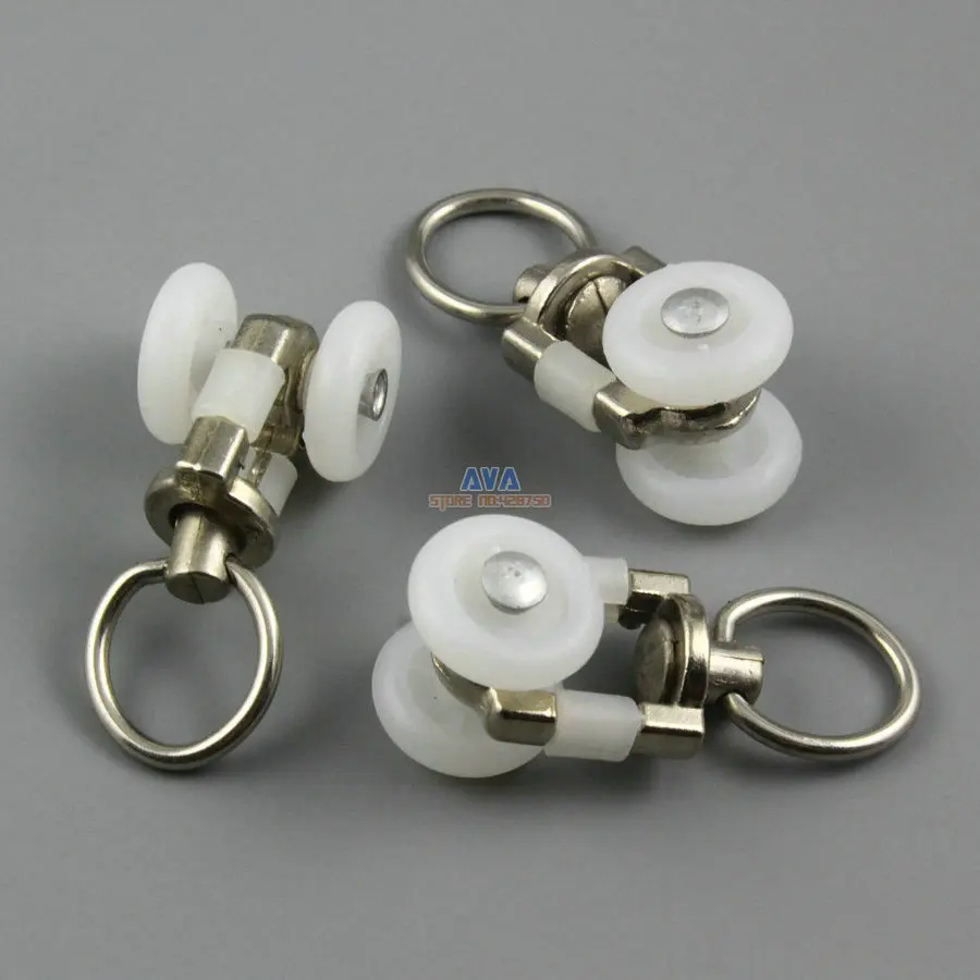 20 Pieces Curtain Track Roller Curtain Track Slide Gliders 19x45mm