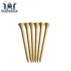 PLAYEAGLE гольф для вождения позвонил Гольф биоразлагаемые деревянные Ти для гольфа с логотип игры в гольф 5 пакетов/100 шт