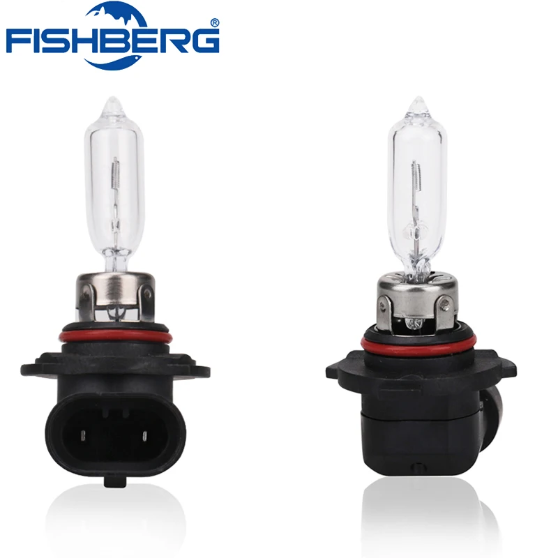 HB3 9005 12V 55w Halogen Bulb 2PCS(1 Pair) 4300K Super White Quartz Glass Xenon Clear Car Headlight Lamp 2x 9012 12v 55w halogen headlight bulb with quartz glass high wattage 6500k white 9012 ll hir2 hir px22d bulbs lamp