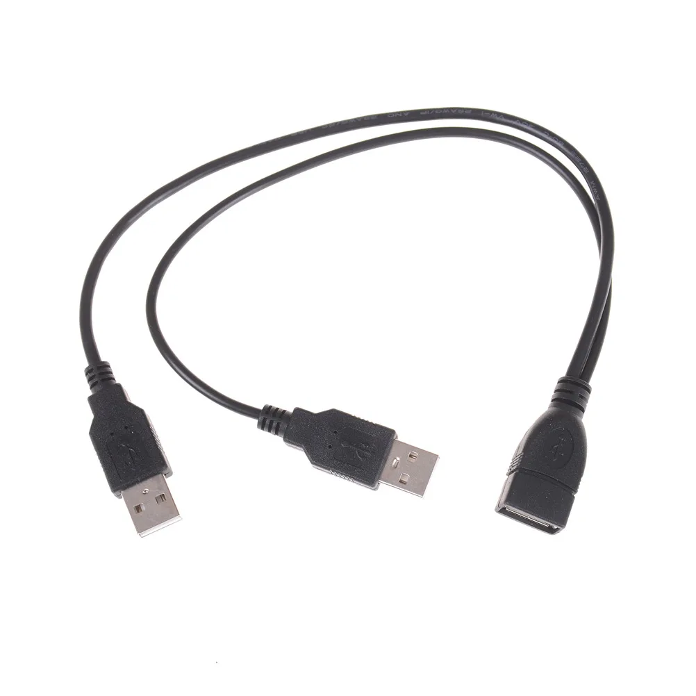 1 шт. Удлинительный кабель USB гнездо до 2 разъем для передачи данных адаптер