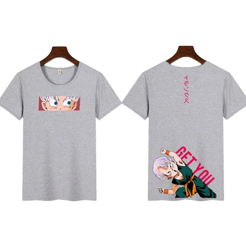 Dragon Ball Super Saiyan Goku Vegeta Printing T-shirt Men Women Couple Lovers Anime T shirt Harajuku Cotton Tee Shirts Plus Size Dragon Ball Super Saiyan Goku Vegeta Printing T-shirt Men Women Couple Lovers Anime T shirt Harajuku Cotton Tee Shirts Plus Size