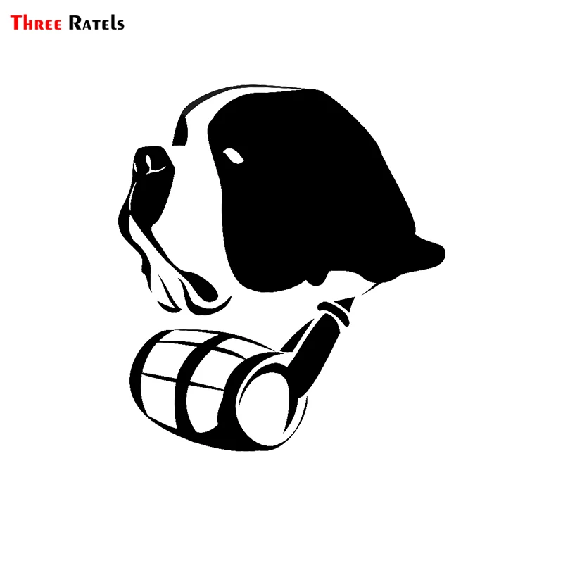 Three Ratels LBH075# 13.3x15см saint bernard автомобиля стикеры забавные наклейки для стайлинга