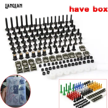 

Motorcycle Sportbike Fairing Bolt Kit Body Fasteners Clips Screws FOR YAMAHA KAWASAKI HONDA SUZUKI KTM Triumph