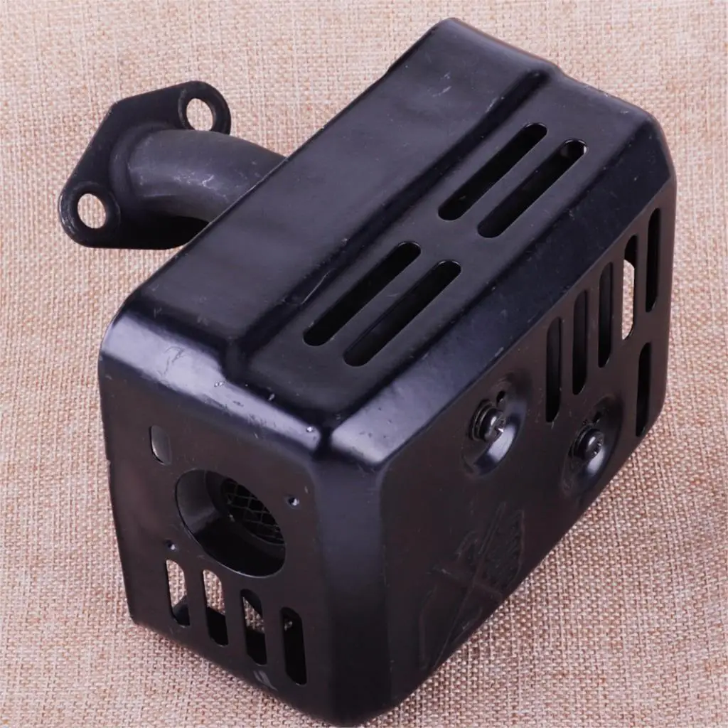 LETAOSK Exhaust Muffler System Fit for Honda GX120 GX160 GX200 5.5 HP 6