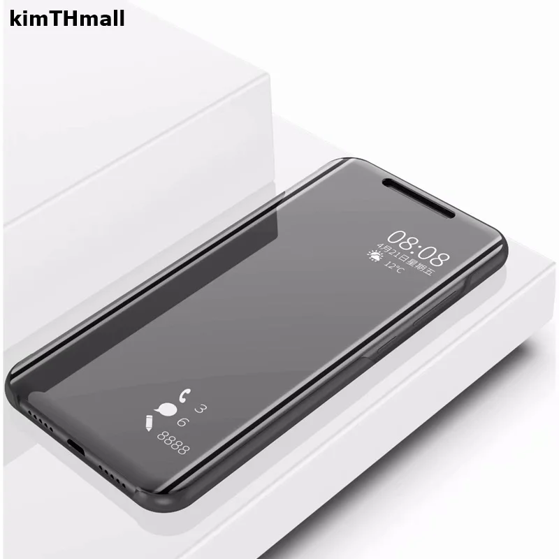 Case For Xiaomi Redmi S2 cover Smart Flip Window view plating Mirror Stand Holder Hard S 2 Global case kimTHmall | Мобильные