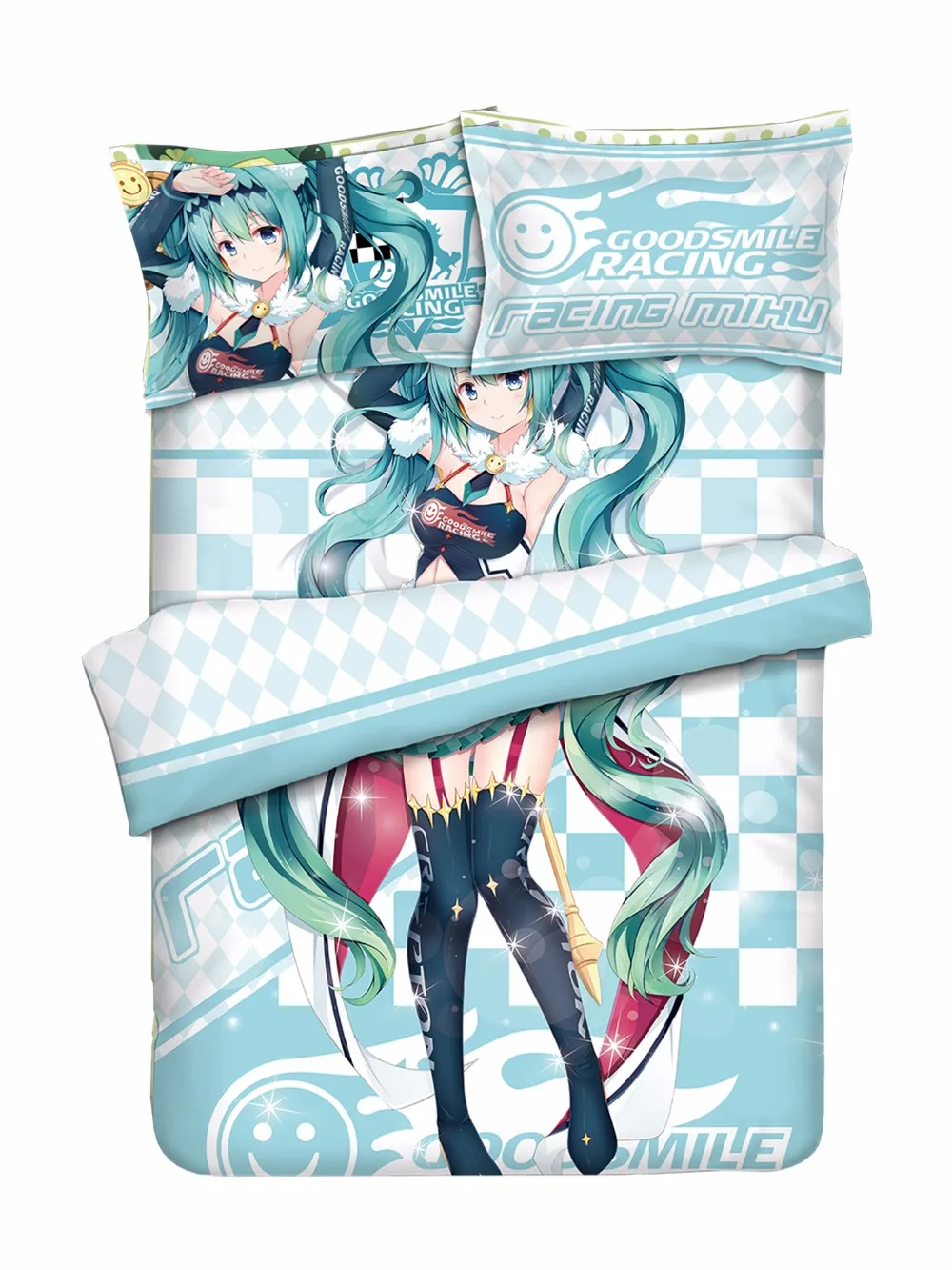 

Japanese animation bed sheet cover four sets,Racing Miku