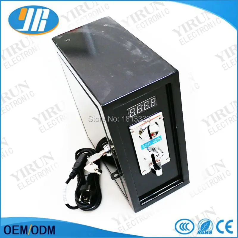 220V Coin Operated Timer Control Box Vending Machine CPU Coin Acceptor