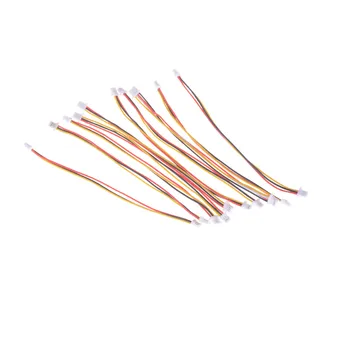 

10pcs/lot 100MM Mini Micro SH 1.0mm 3-Pin JST Double Connector Plug Wires Cables