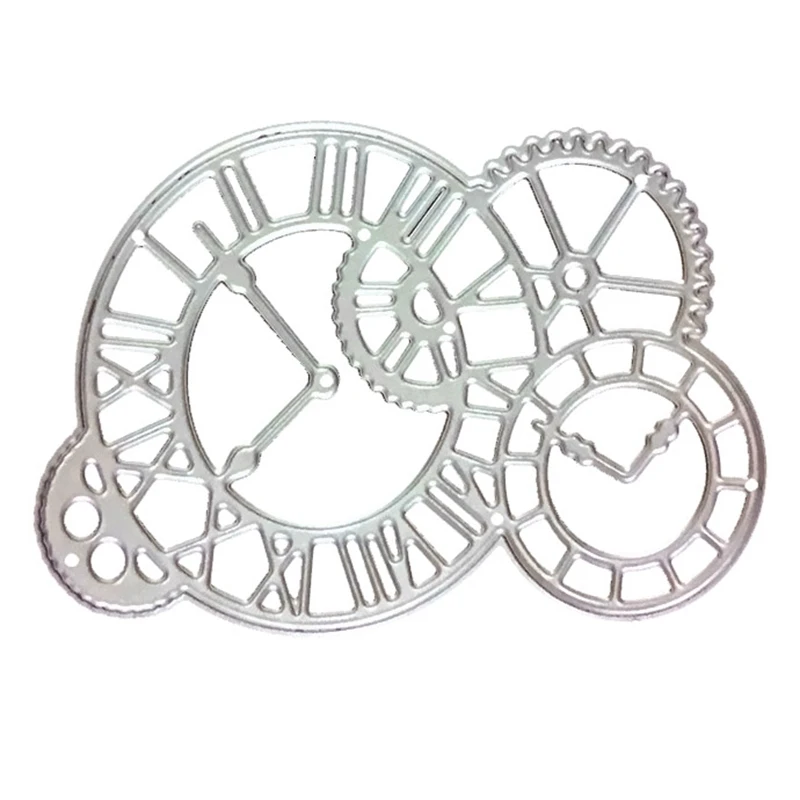 

2019New Roman Clock Cutting Dies For Scrapbooking Metal DIY Album Paper Card Diary Crafts Template Knife Mold Paper Cutting Card