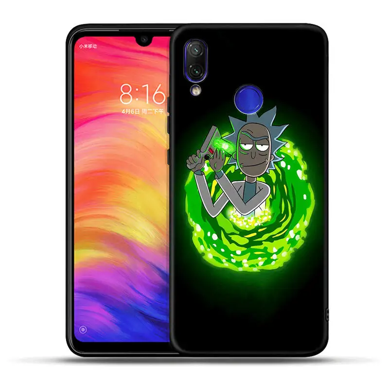 Смешные Рик и Морти с рисованным аниме, чехол для Xiaomi Redmi Note 7 7A 6 Pro 6A 5A Prime Mi A1 5X A2 Lite 6X4X5 плюс Pocophone F1