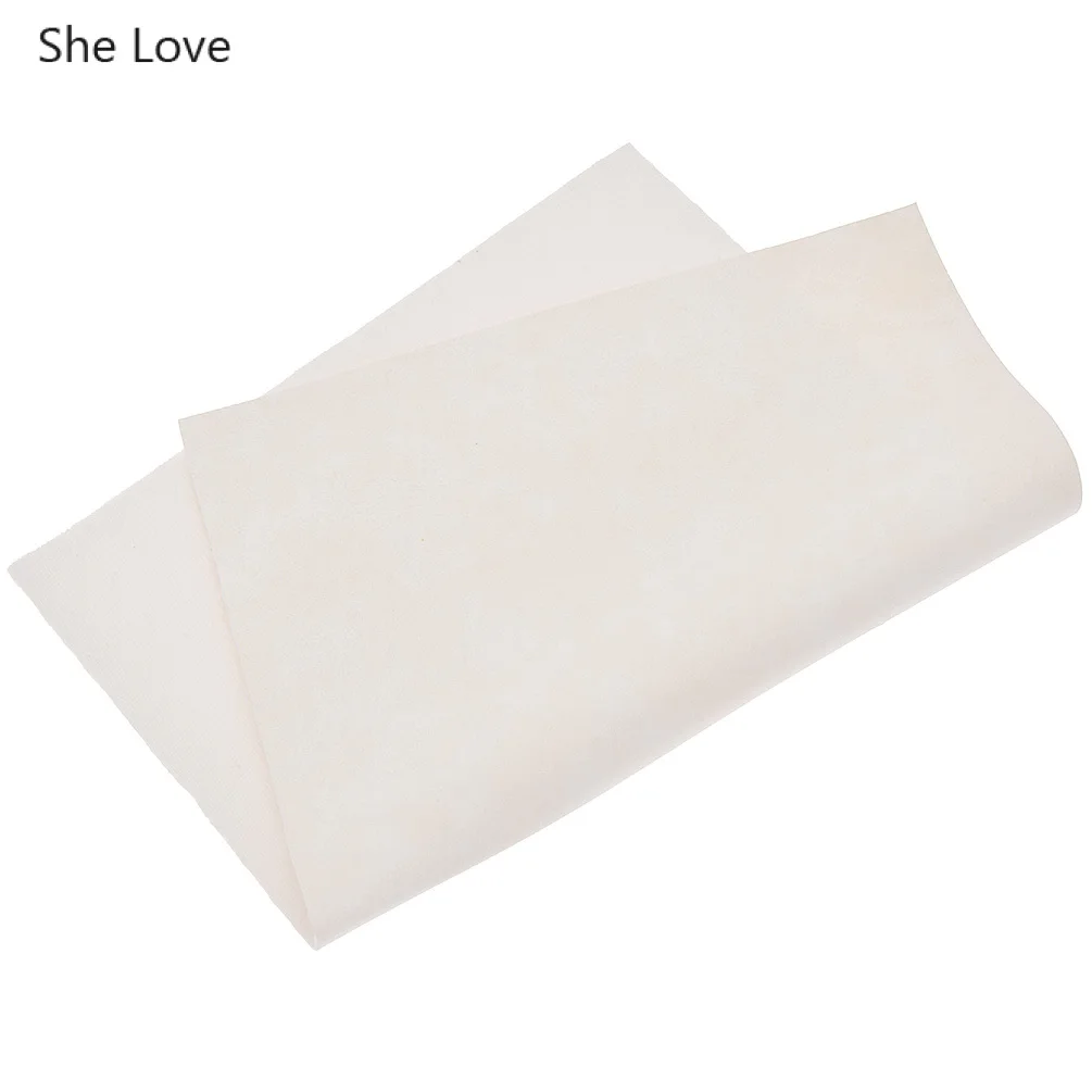 She Love 1/2 Yard матовая синтетическая искусственная кожа ткань для сумок Луки Швейное Ремесло «сделай сам» Аксессуары - Цвет: White