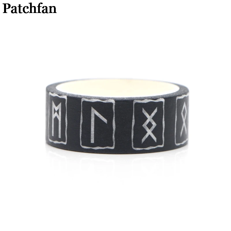 Patchfan Vikings руны винтажный альбом книга Забавный DIY Скрапбукинг дети клей васи маскирующая Лента Печатный узор наклейки a1984