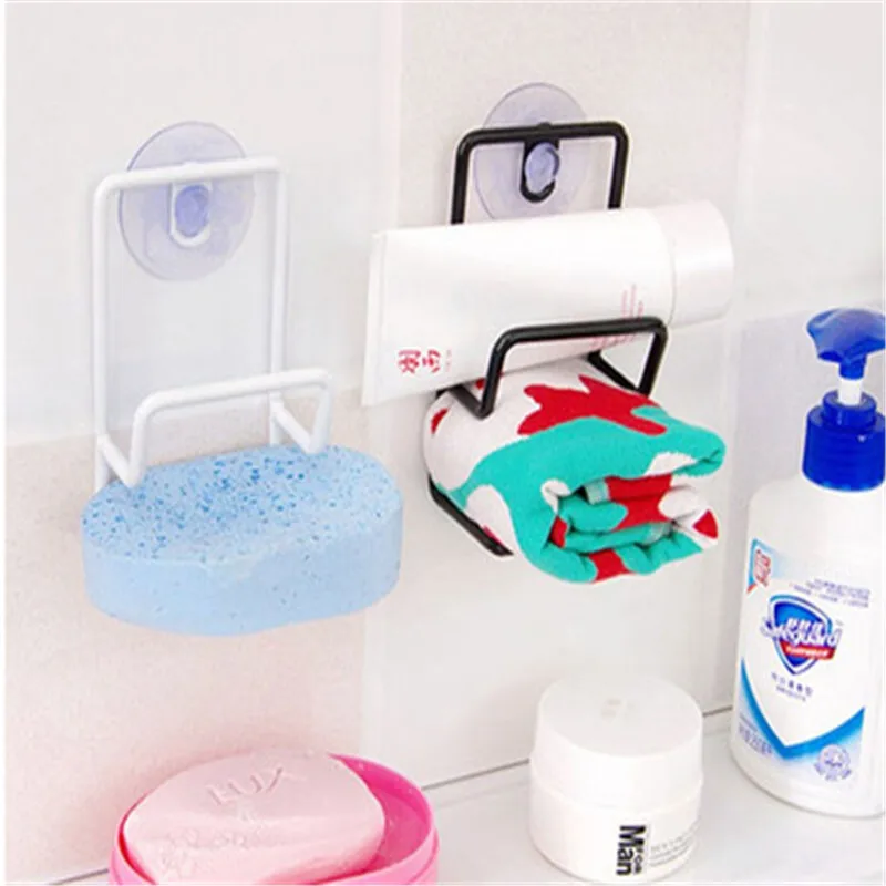 

Iron Sink Hanging Storage Rack Shelf Drain Dry Towel Organizer Sponge Drain Rack Bathroom Kitchen Dish Cloth Clip