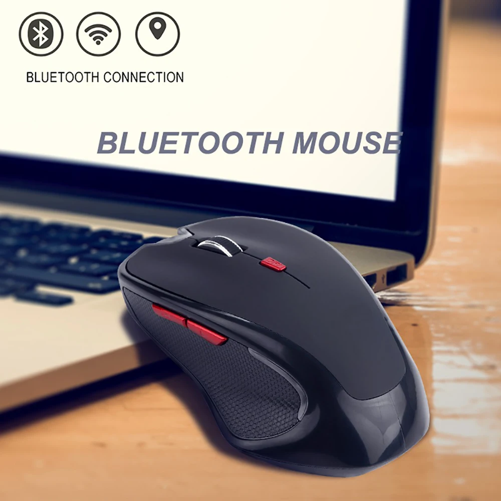 Беспроводная мышь VicTsing XG065 4 регулируемые Bluetooth мыши 2400 DPI с USB ресивером Мыши для