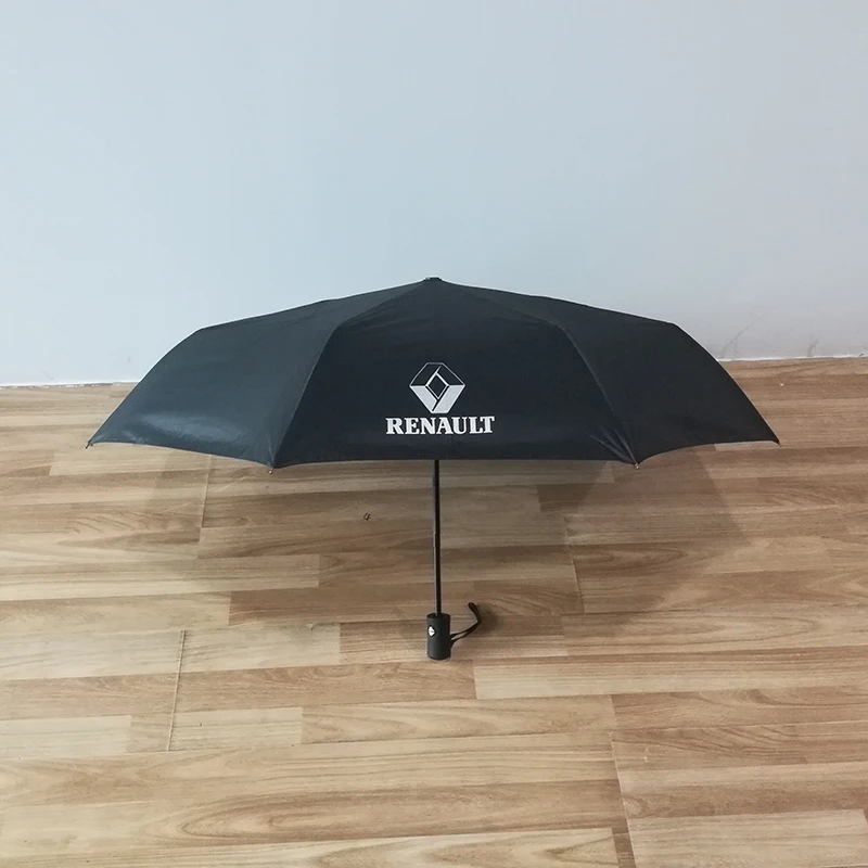 

Car logo Automatic Umbrella For Renault Megane 2 3 Duster Logan Clio Laguna 2 Captur Interior Logo Accessories Car Styling
