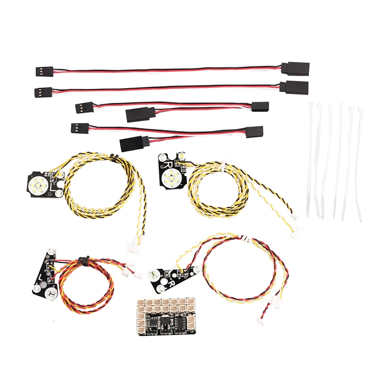 

LED Front Rear lights + IC Lamp Group Headlight Kit For RC Crawler TRAXXAS Trx4 RC Car Parts DIY Replacement Repair Accessories