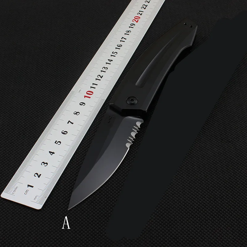 OEM Kershaw 1900 Флиппер складной нож 5Cr13Mov лезвие нейлон стекловолокно Алюминиевая Ручка Кемпинг Охота фрукты Ножи EDC инструменты - Цвет: Черный