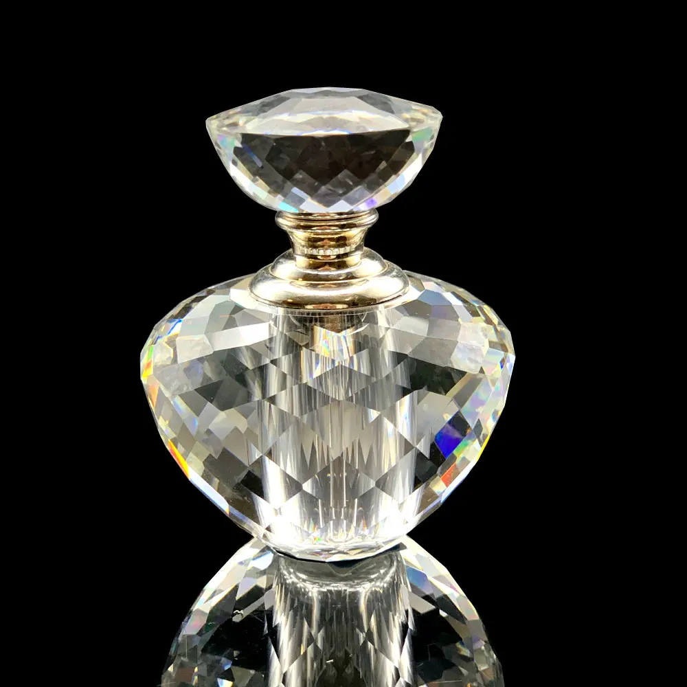 12 мл Прозрачный K9 кристалл парфюмерная бутылка многоразового использования украшение стола Декор стеклянная бутылка многоразового использования подарок для подарка или путешествия