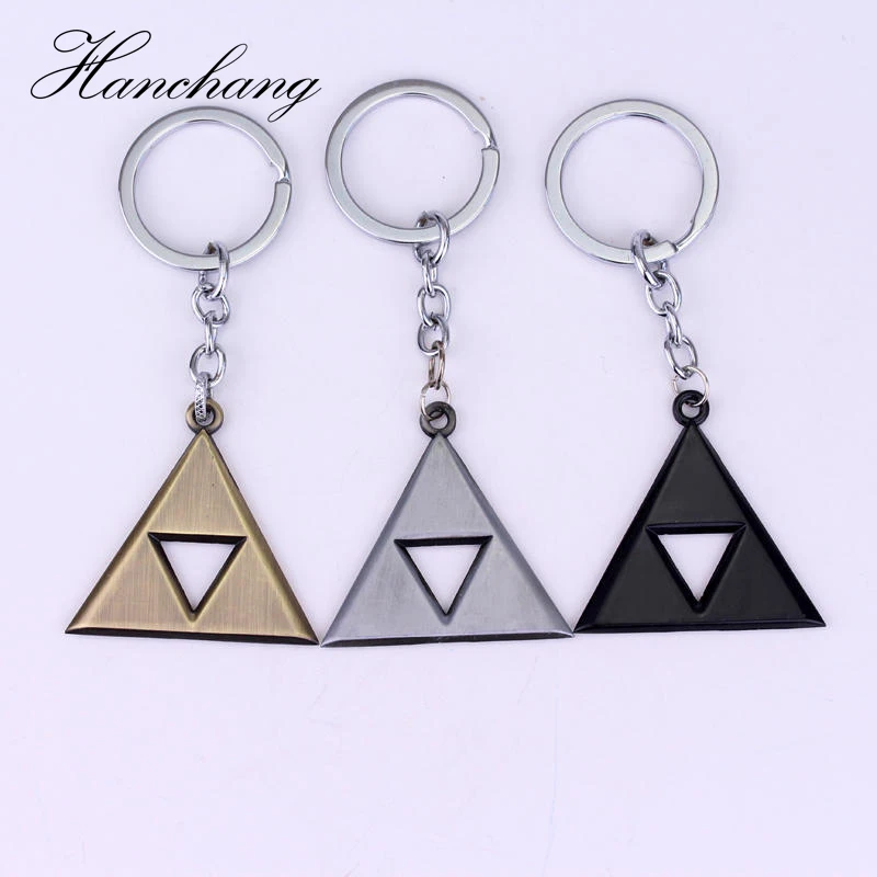 Новое поступление 3 стиля Аниме Легенда о Зельде брелок с логотипом Triforce