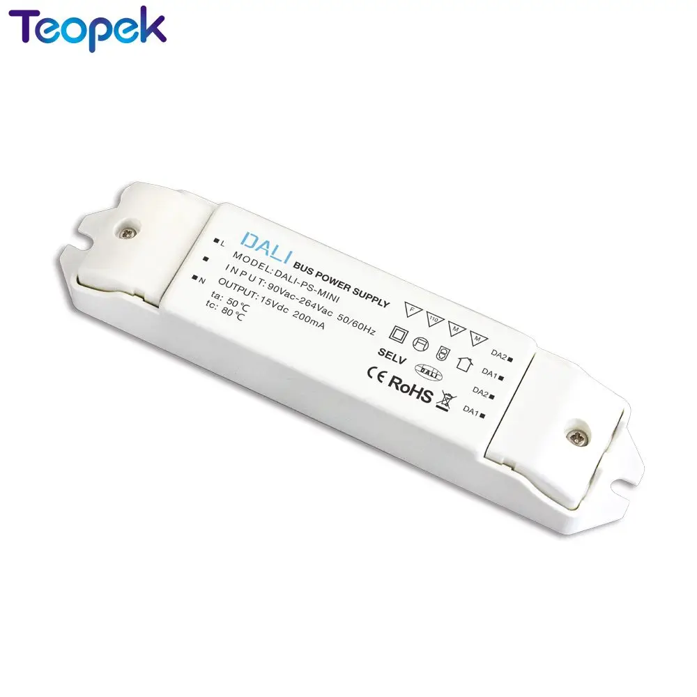 

LTECH DALI Bus Power supply DALI-PS-MINI High Voltage 100-240VAC 50/60Hz Output DC15V 200ma