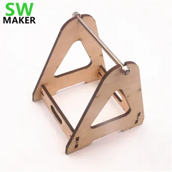 

Anet A8/Prusa i3 3D printer filament spool holder filament rack 6mm thick wood max 20cm diameter spool