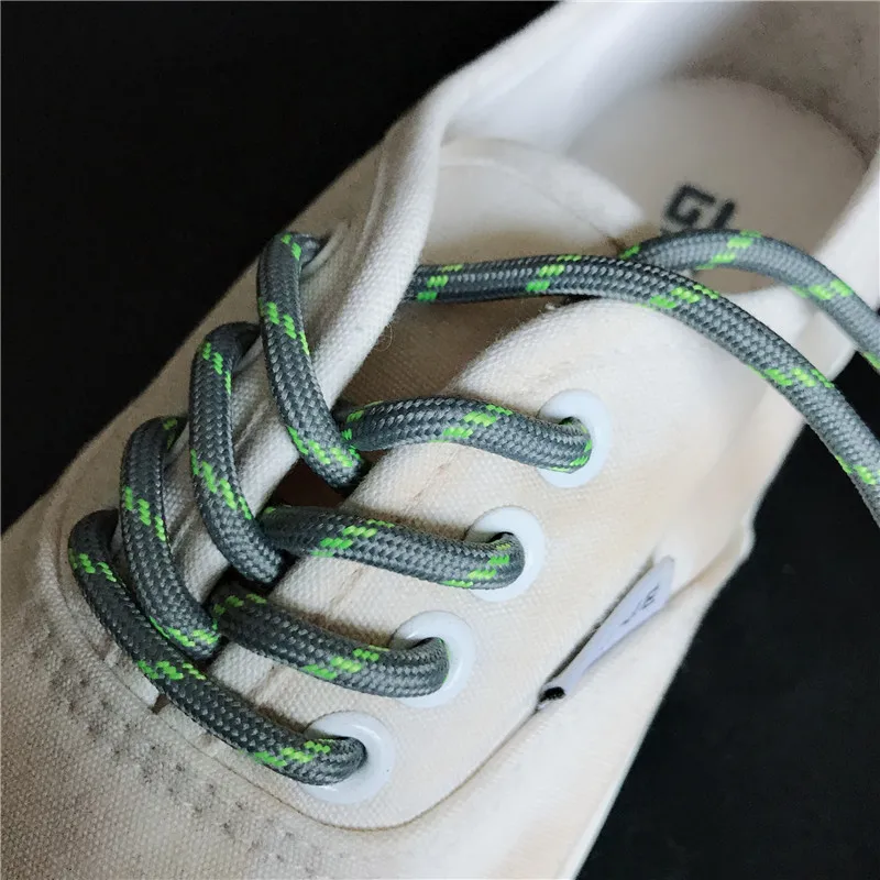 1 Pair Men Outdoor Sport Casual Multicolor Bumps Round Shoelace Hiking Slip Rope Shoes Laces Sneakers Shoelaces Skate Boot Laces