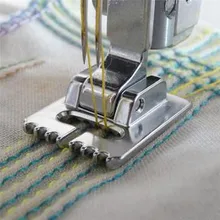 PIN TUCK SEWING FOOT SNAP ON, COMPATIBLE FOR BROTHER, JANOME, TOYOTA, NEW SINGER DOMESTIC SEWING MACHINES AA7015