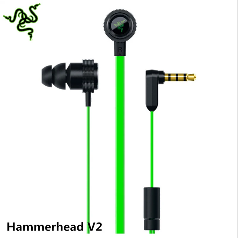 Hammerhead V2 Pro In-ear Earphone Gaming Headsets Volume Controls Earphone With Microphone headphones for phone PK Razer