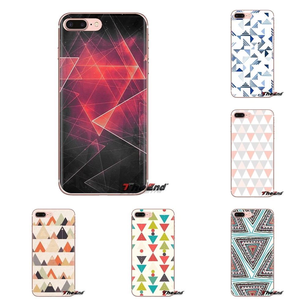 For Xiaomi Redmi 4A S2 Note 3 3S 4 4X 5 Plus 6 7 6A Pro Pocophone F1 Silicone Housing Case Geometry Tribal Ethnic Aztec triangle |