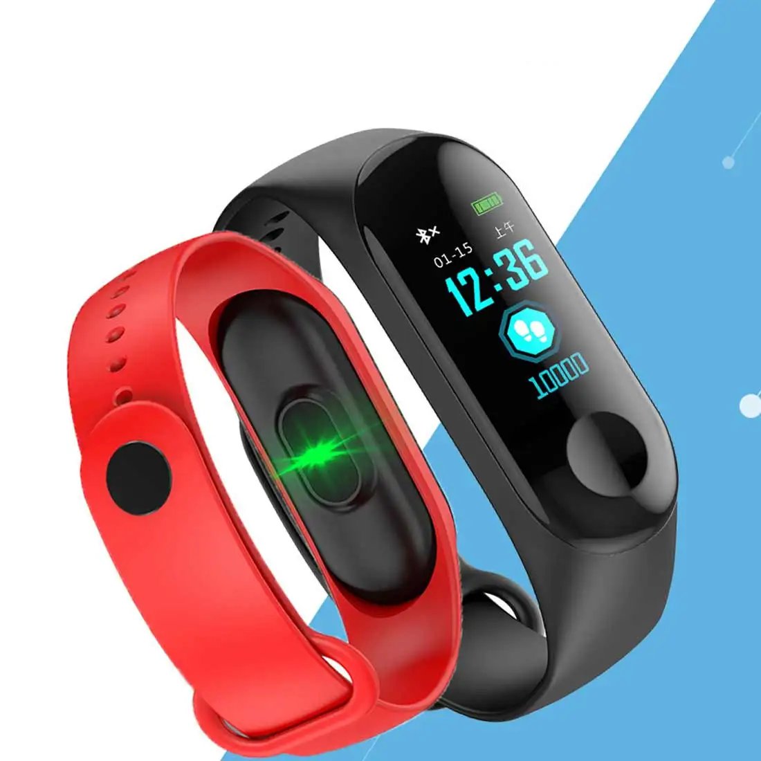  Wasserdichte Elektronik Smart Uhr GPS positionierung Farbe bildschirm smart armband herz rate schla