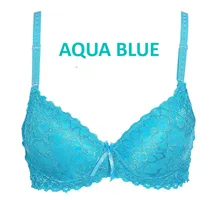 New Fashion Women B cups full lace coverage no push up bra sexy lace padded bra