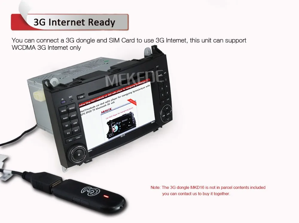 Best Wholesale! 2 Din 7 Inch Car DVD Player For Mercedes/Benz/A-class/W169/Sprinter/W209/Crafter/Viano/Vito//LT3/W245 FM GPS Radio 19