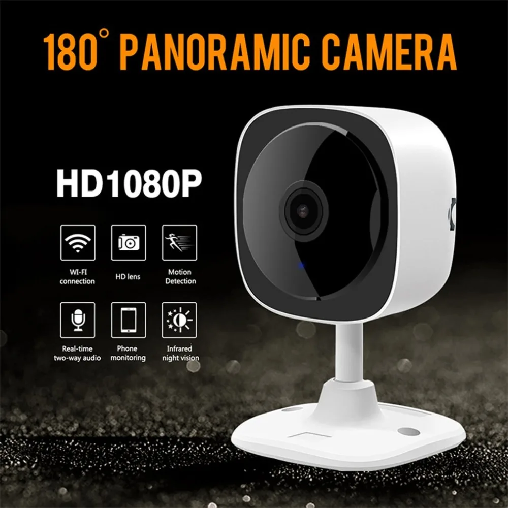 F60A 360 градусов панорамная ip-камера лампочка 1080 P HD smart cctv 3D камера наблюдения 2,4 ГГц беспроводной закрытый детский монитор