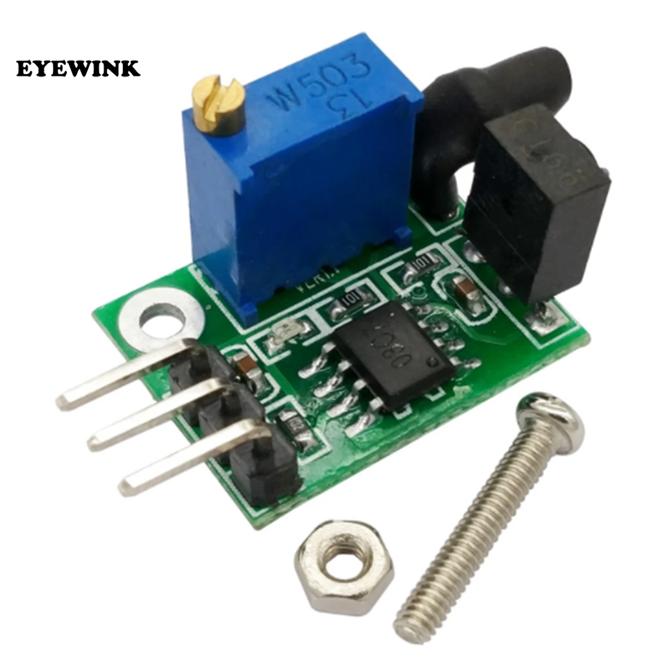 

New infrared digital obstacle avoidance sensor, super small, 3-100cm adjustable, current 6mA