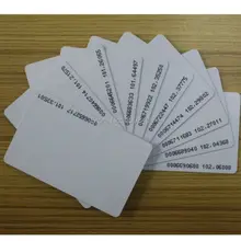 125 кГц RFID карты с TK4100/EM4100 чип ПВХ карты для контроля доступа/рабочего времени высокого качества 1000 шт./лот