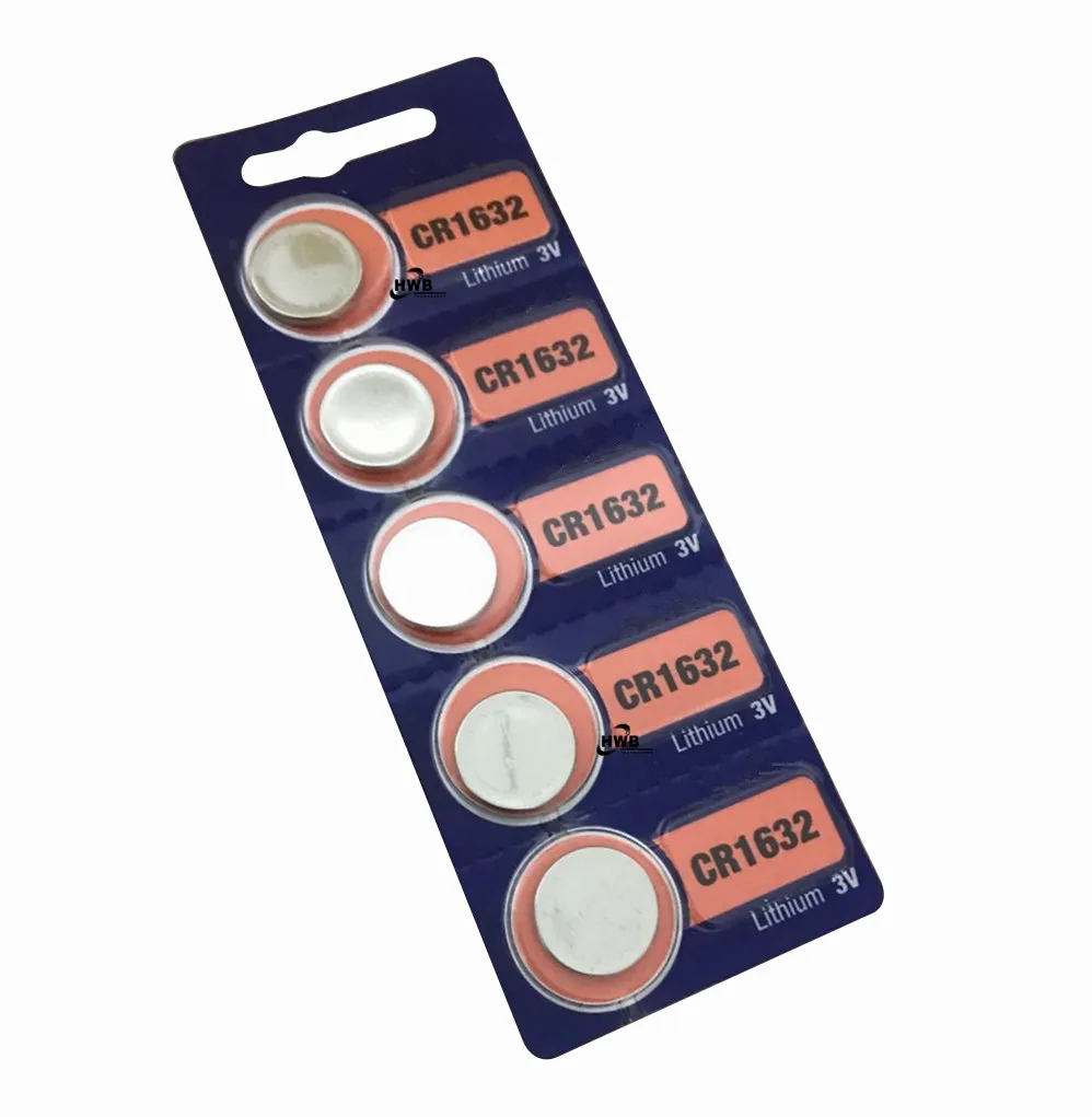 5x CR1632 1632 DL1632 3V Lithium Batteries Cell Button Coin Batteryin