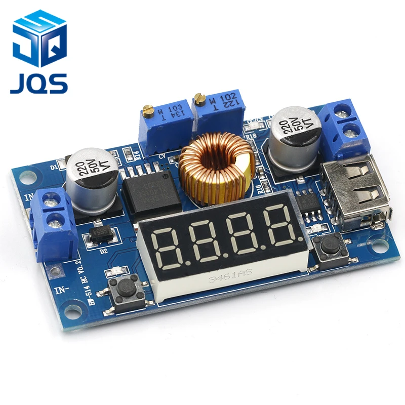 DC-DC 5A цифровой светодиодный модуль зарядного устройства для литиевой батареи CC/CV USB понижающий преобразователь с Вольтметр Амперметр