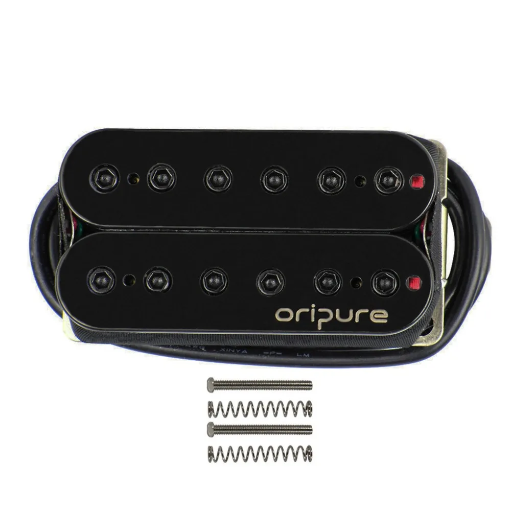 OriPure Винтаж Alnico 5 хамбакер Пикап шеи электрогитара пикап черный аксессуары для гитары запчасти, Чистый теплый звук