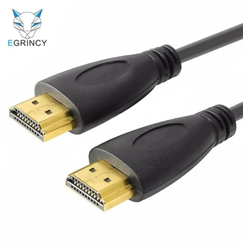 

Hot Sale HDMI Cable Video Gold-plated HDMI Splitter 1080P 3D Cables For HD TV 0.5m 1m 1.5m 1.8m 2m 3m 5m Wholesale Dropshipping