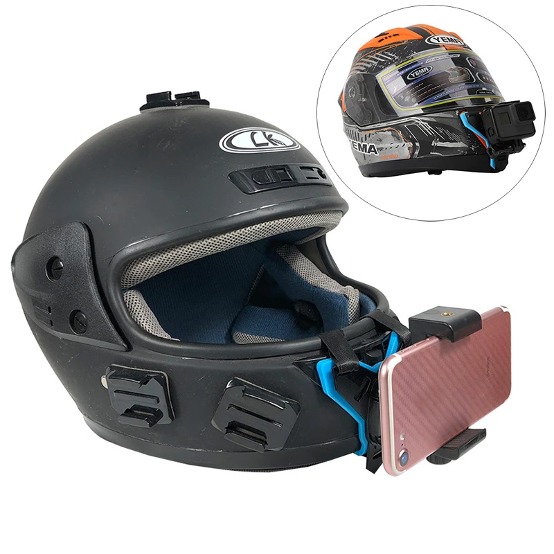 Motorcycle Helmet Chin Mount Compatible for GoPro Xiaomiyi 4k Sjcam Eken H9 Motorcycle Helmet Chin Mount Compatible for GoPro Xiaomiyi 4k Sjcam Eken H9