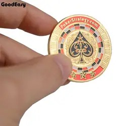 Покер карты Гвардии Protector металлическая монета с Пластик металлическая крышка набор микросхем покера Техасский pokerstrategy POKERSTARS дилера